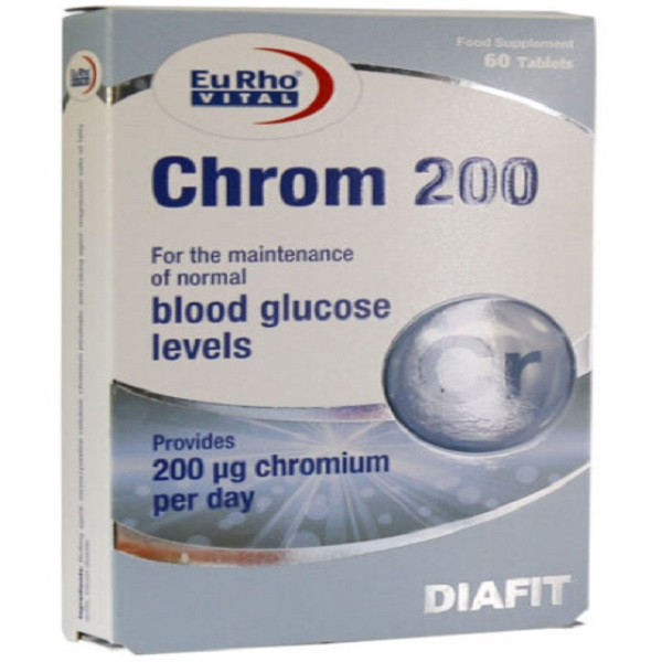 قرص کروم 200 میکروگرم یوروویتال 60 عدد Eurho Vital Chrom 200 µg 60 Tabs